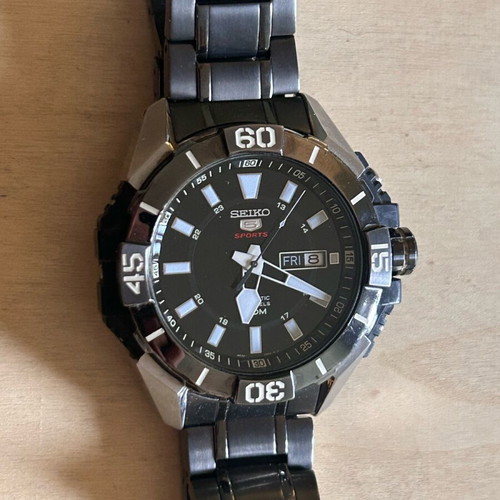 Seiko 5 Sports SRP797K1 men's watch like new, automatic, 24 jewels