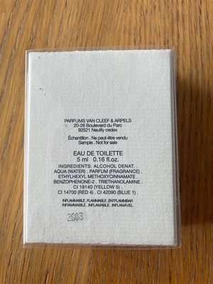 Van Cleef & Arpels First mini perfume new, 5 ml