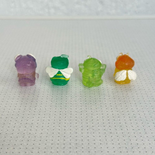 Rare Trash Pack translucent mini lot with 4 gross mutant figures like new