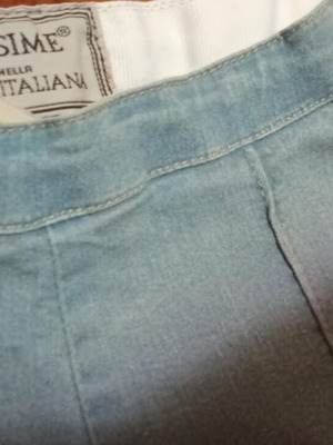 Fendissime Vintage Cigarette Pale Blue Jean Pants Like New
