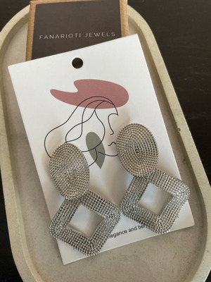 Dangling earrings new silver