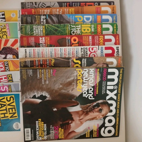 Mixmag magazines like new, pack of 8 issues