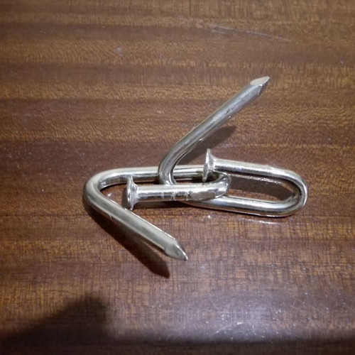 Metal cast puzzle used