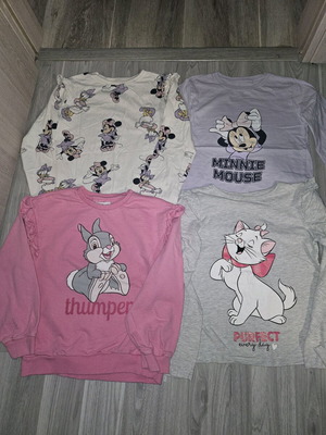 Girls' blouses 7-8 years like new, pack of 4 pieces