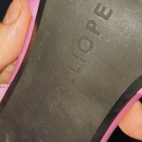 Stiletto heels A To Z Greek like new, pink and purple, size 38