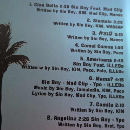 Sin Boy KaGuRas Summer Hits CD mint condition, hip-hop