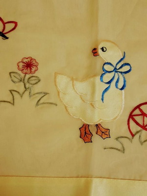 Easter tablecloth new 0.85 × 0.85 cm
