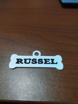 3D Printed Dog Tag new
