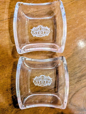Σετ κρυστάλλινα μπολ Chivas Regal 2 τεμ., σαν καινούργια