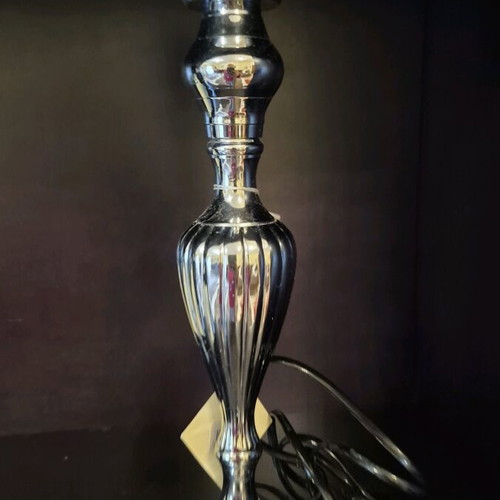 Silver-plated table lamp 32 cm new