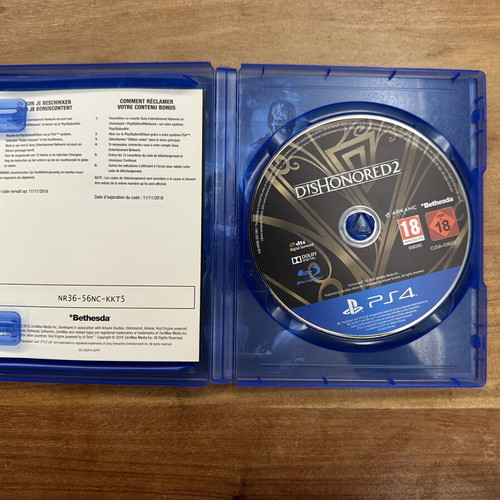 Dishonored 2 PS4 game used