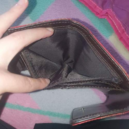 Wallet like new with 18 card slots and coin pocket
