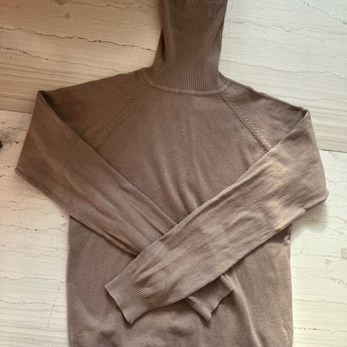 Zara turtleneck sweater new, beige, size S-M