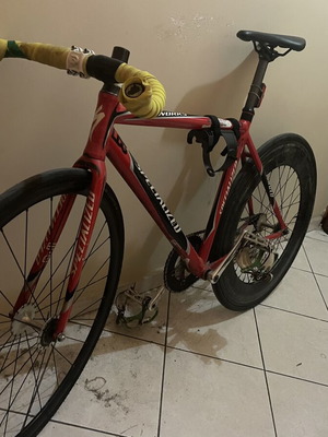 Specialized S-Works Fixed Gear refurbished road bike with Dura-Ace parts