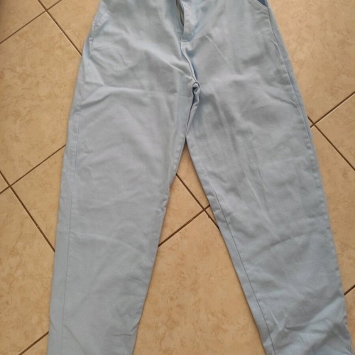 Jean pants like new, one size, turquoise