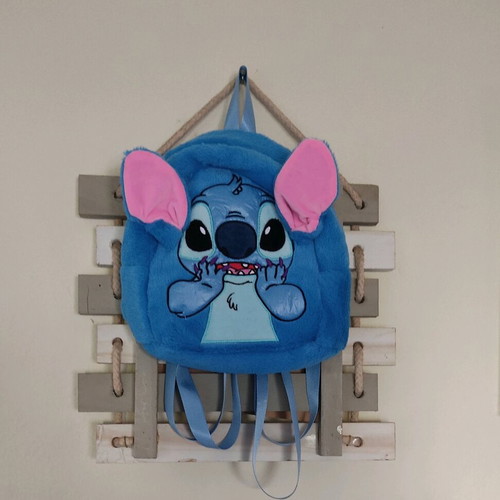 Τσάντα πλάτης μπλέ με Stitch καινούργια για μικρούς ήρωες