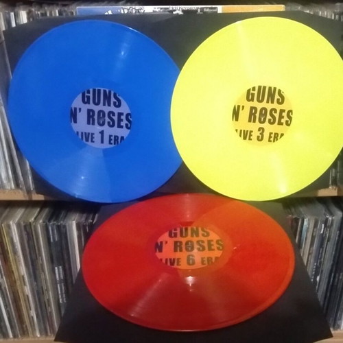 Guns N' Roses Live Era '87-'93 3LP triple colored vinyl like new