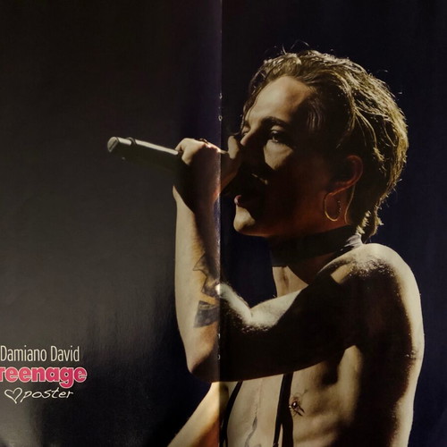 Damiano David poster from Teenage Girl magazine new