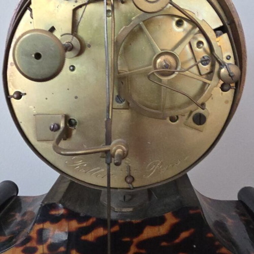 Pendule Thermometre Rollet a Paris Charles X period clock