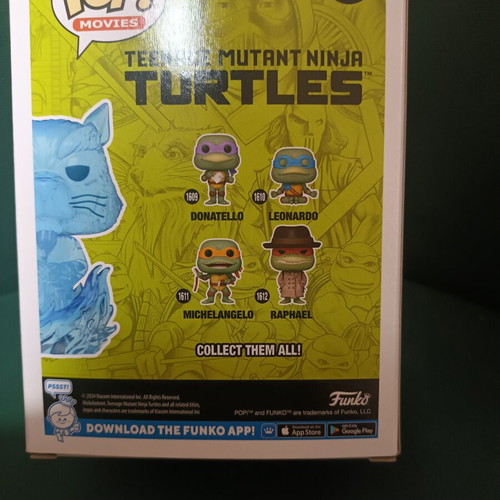 Funko Pop TMNT Splinter 1613 Translucent Special Edition new