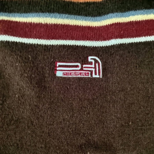 Diesel brown wool and cotton pullover size XL like new