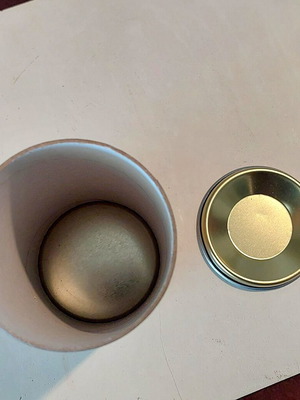 Frezyderm tin box, empty