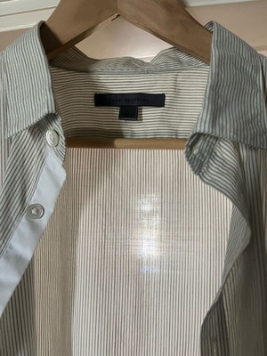 Πουκάμισο John Varvatos Large σαν καινούργιο, άσπρο και πράσινο