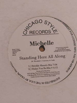 Michelle Standing Here All Along LP maxi single used, electronic