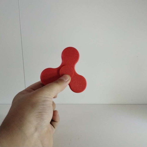 Fidget Spinner 3D Printed Red New
