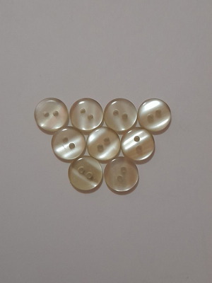 Set of 9 buttons, 11 mm diameter