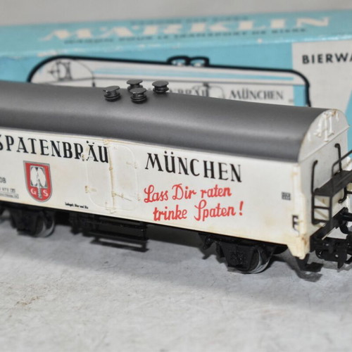 Märklin HO Bierwagen Spatenbräu München used with box