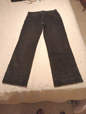 VS black corduroy pants like new, size 50, cotton, stretch