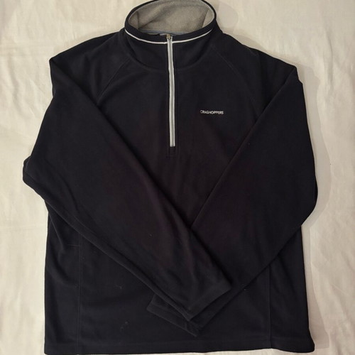 Craghoppers black quarter zip fleece like new