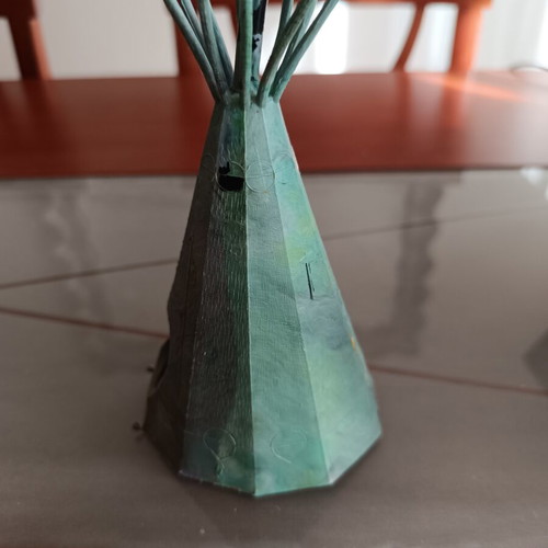 Indian Tent toy used, hard plastic, height 17 cm