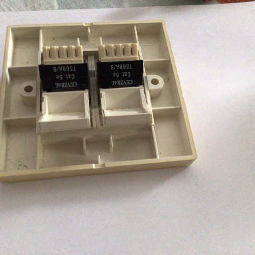 Double external network socket Central used