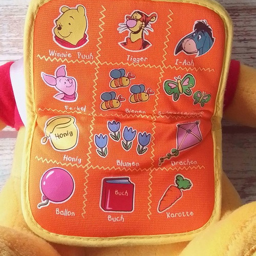 Interactive plush toy Winnie the Pooh used