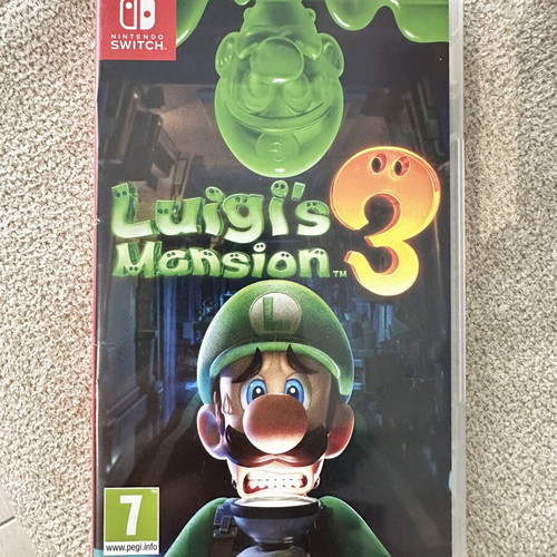Luigi's Mansion 3 Nintendo Switch игра като нова, английска корица