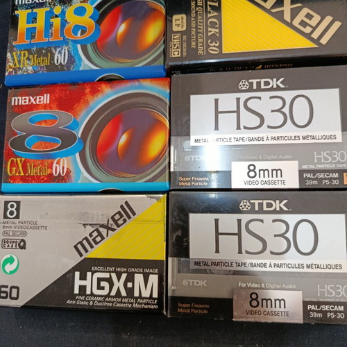 Λοτ 6 σφραγισμένες κασέτες cam recorder, σαν καινούργιο
