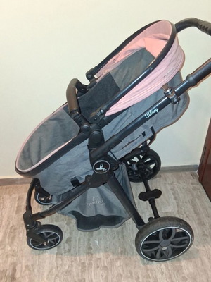 Asalvo Sidney 3-in-1 stroller like new with carrycot and car seat