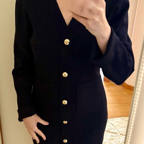 Massimo Dutti dress size M like new, black
