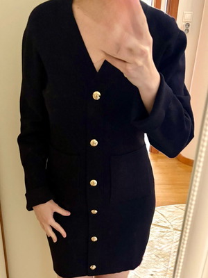 Massimo Dutti dress size M like new, black