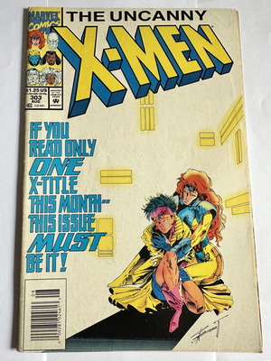 The Uncanny X-Men #303 used comic book in English