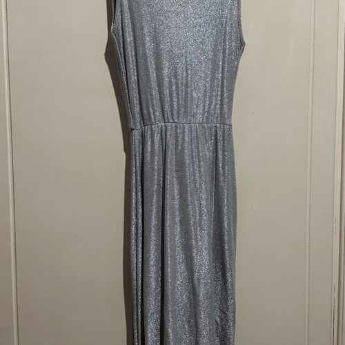 Zic Zac silver maxi dress like new, size S