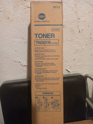Konica Minolta TN301K (7130) Black Toner καινούργιο, σφραγισμένη συσκευασία