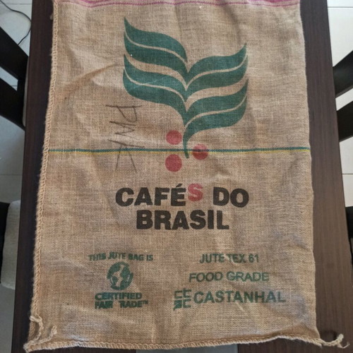 Coffee sack bag Brazil used