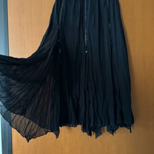 Black skirt with sequin details, like new, size small-medium