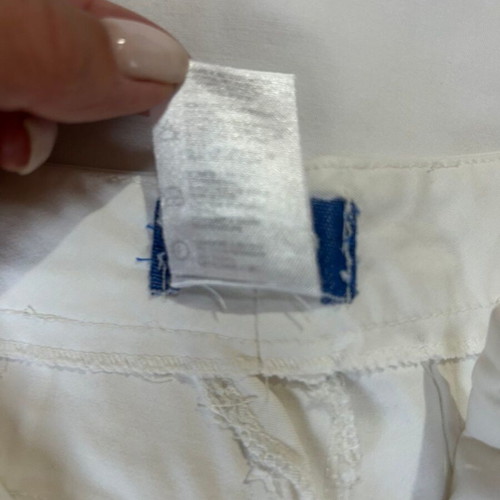 Vintage Blugirl Women's Capri Pants white used, size M 38 10
