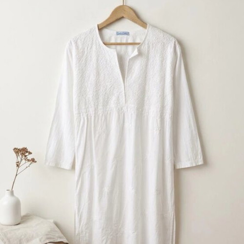 Summer dress, white, size M