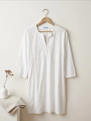 Summer dress, white, size M
