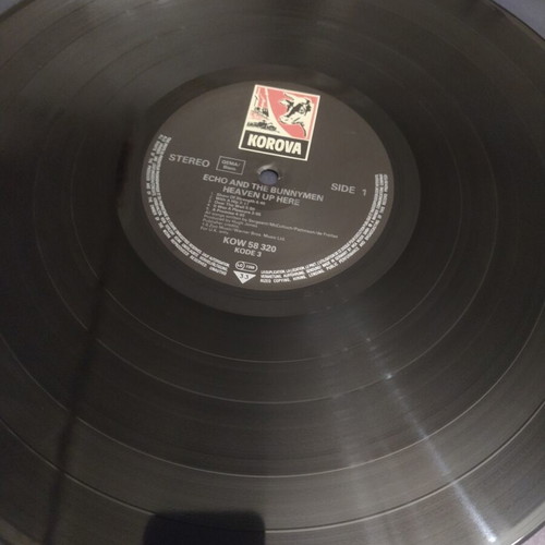 Echo and the Bunnymen Heaven Up Here LP used, 1981 European edition